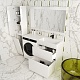 Style Line Мебель для ванной Даллас 130 R Люкс Plus белая – фотография-23